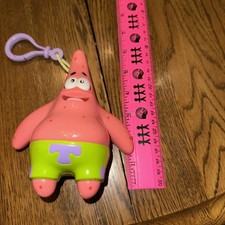 Raro 6” Bob Esponja Pantalones Cuadrados Patrick Star Llavero Bolso Clip-Ojos y Lengua Movimiento
