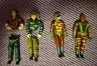 G.I. Joe tiger force 1988 figure lot trip wire, road block, dusty, flint ARAH