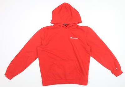 Pullover Hoodie Herren UK L Regular Champion Rot