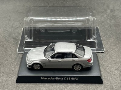 Kyosho 1/64 Mercedes-Benz C 63 AMG Silver C63 diecast model car 50D1
