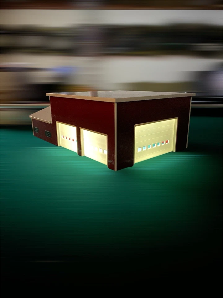 1/64 Farm Dealership 50x80 Red Sides White Roof - Image 3 of 4