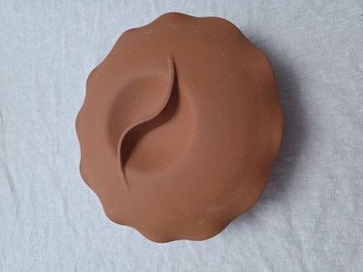 Bortner Design Terra Cotta Casserole Dish Lid Tortilla Warmer Crate & Barrel