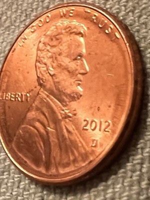 2012-D Lincoln Shield Errors, DDO,DDR, Die Cap Error Very Nice Coin. See Pics