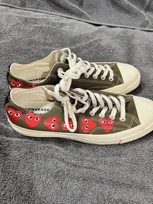Commes Des Garcons Play X Converse Low Brand New Size 9 No Box