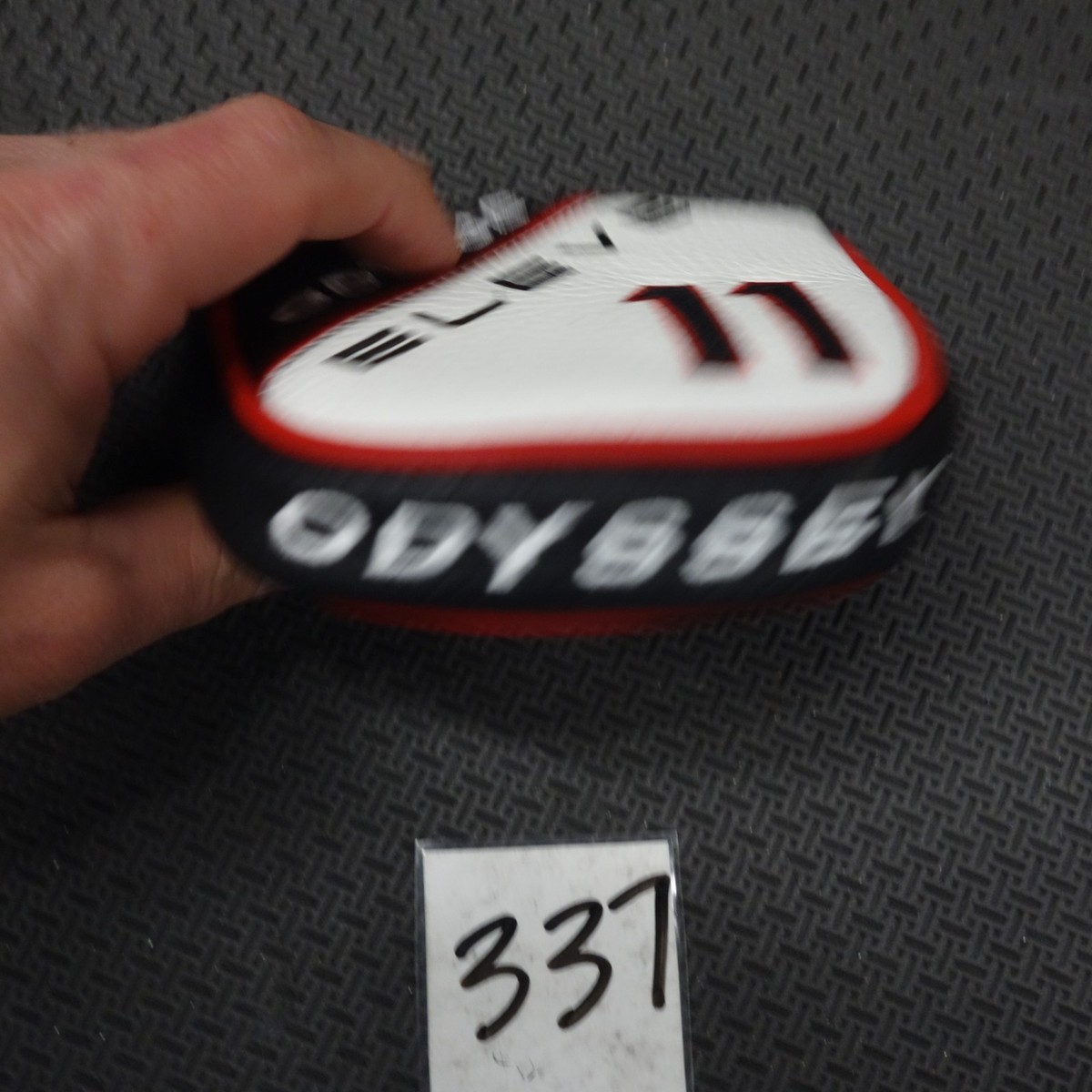 Odyssey golf ELEVEN XL Mallet putter head cover Centershaft brand