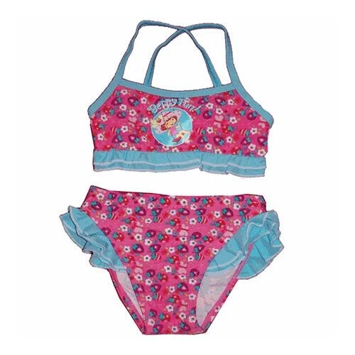 Maillot 2 pièces Rose et bleu Charlotte aux fraises - Photo 1/1