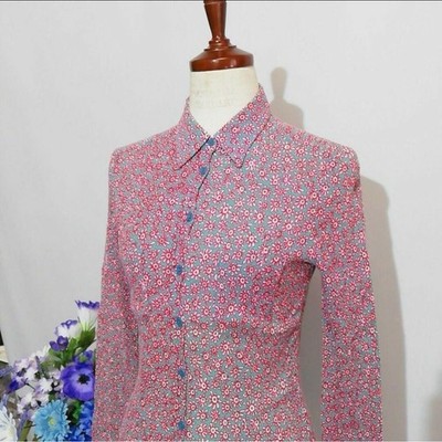 Cacharel Long Sleeve Floral Shirt Size M - Excellent Condition