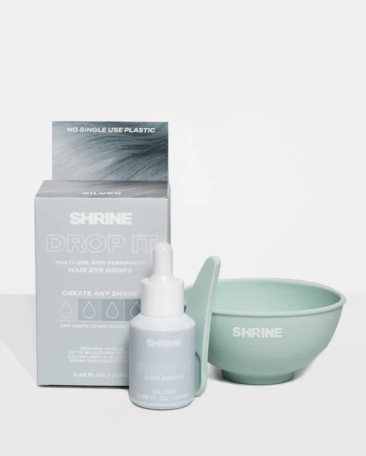 Shrine Beauty Shrine Drop It - Non Permanent Toner Drops - Silver