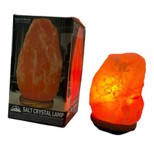 Himalayan Salt Crystal Lamp/Night Light Table Lamp with Dimmer Switch