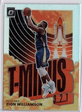 2021-22 Panini Donruss Optic - T-Minus 3, 2, 1 Zion Williamson #1 Holo Prizm