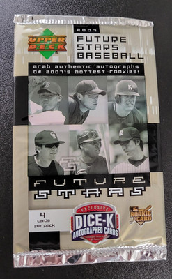 2007 Upper Deck Future Stars Baseball 4 card retail pack - Full Checklist below