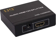 Viewhd 2 Port 1X2 Powered HDMI 1 in 2 Out Mini Splitter for 1080P & 3D | Model: