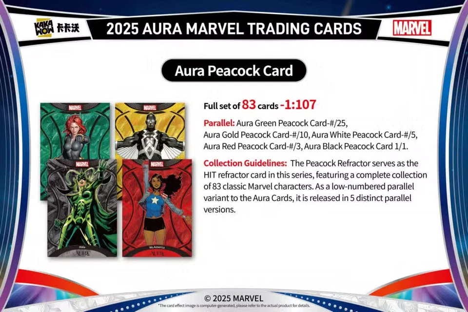 Marvel Kang 10/10 = 1/1 - 2025 Kakawow Aura Marvel Peacock Gold AM-IGP-52 - Image 4 of 4