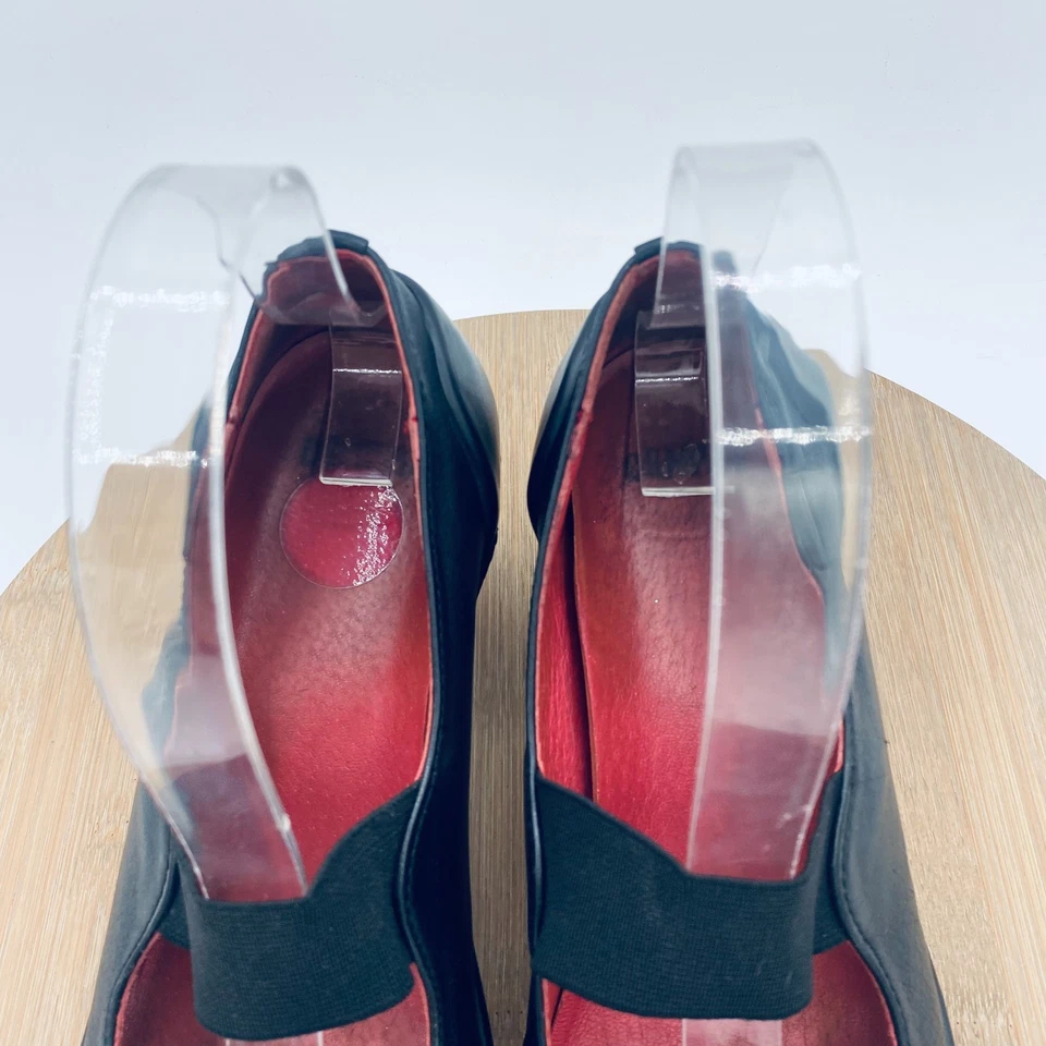 Туфли на каблуках женские Camper 7,5 38 черные кожаные туфли-лодочки Mary Jane кепка - Изображение 4 из 4