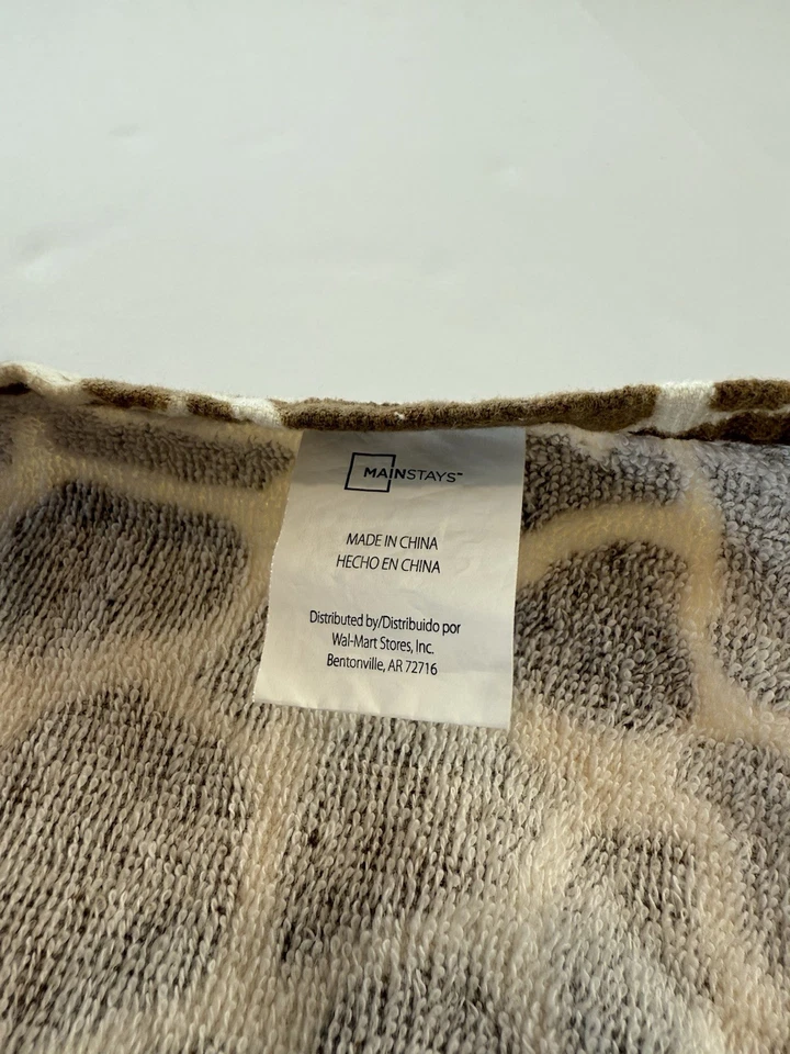 Mainstays 厨房 茶宾客长颈鹿印花 毛巾 棉 15.5x26" 2 包 — 第 2/4 张图片