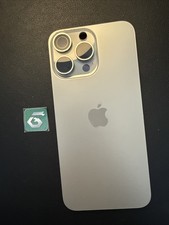 Apple iPhone 15 Pro MAX Genuine OEM Back Glass Natural Titanium A Grade