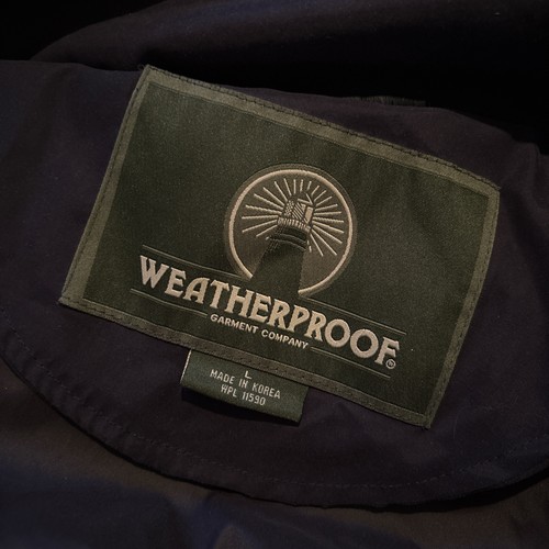 Weatherproof Garment Company Men's Navy Rain Jacket