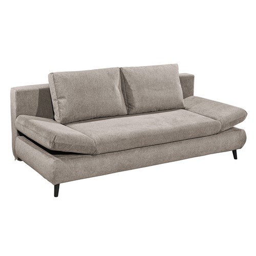 Funktionssofa - taupe - Liegefunktion und Staukasten Sofa Couch Gästecouch - Bild 10 von 10