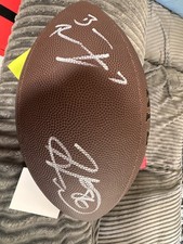 Pittsburgh Steelers Ben Roethlisberger and Hines Ward dual Signed Football auto