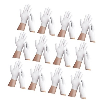 Pack of 12 Thick Nylon Protective Gloves for Construction and Mechanical Work