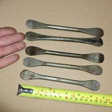 Dunlop Tyre Tire Levers x5  Vintage Classic Veteran Vehicle Motorcycle Tool Kit
