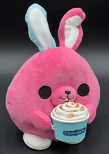 Zuru Mini Brands Snackles 5” Mystery Plush Series 1 Britney Pink Bunny Cinnabon