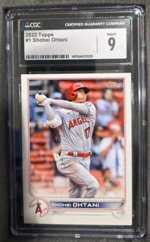 2020 TOPPS SERIES 1 SHOHEI OHTANI #1 LOS ANGELES ANGELS GRADED CGC 9 MINT
