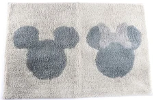Jay Franco Disney Mickey Mouse & Minnie Mouse Bath Rug 20 x 30 Inches Soft,