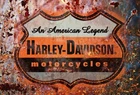 Vintage Harley Davidson Sign  up to 12 x 18" All Metal Tin Sign Retro Art
