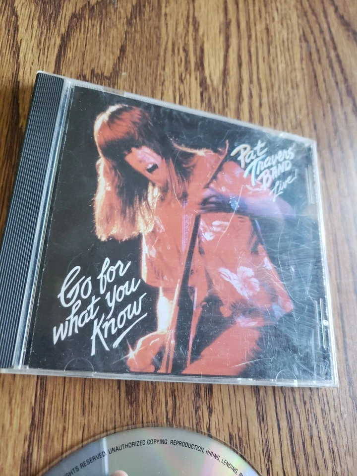 Pat Travers Band - Live! Go For What You Know Cd 1979 Polygram Records VG/VG+ Foto 2 de 4