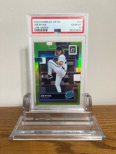 2022 Donruss Optic Lime Green Prizm RC Rookie Twins #54 Joe Ryan Donruss PSA 10
