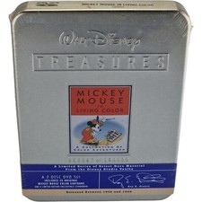 Walt Disney Treasures Mickey Mouse In Living Color New Sealed Metal Box Region A