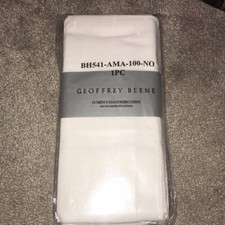 Geoffrey Beene 13 pk fine white handkerchiefs New