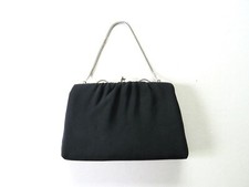 Vintage Black Formal Clutch, Vintage fashion, Accessories, Made in USA