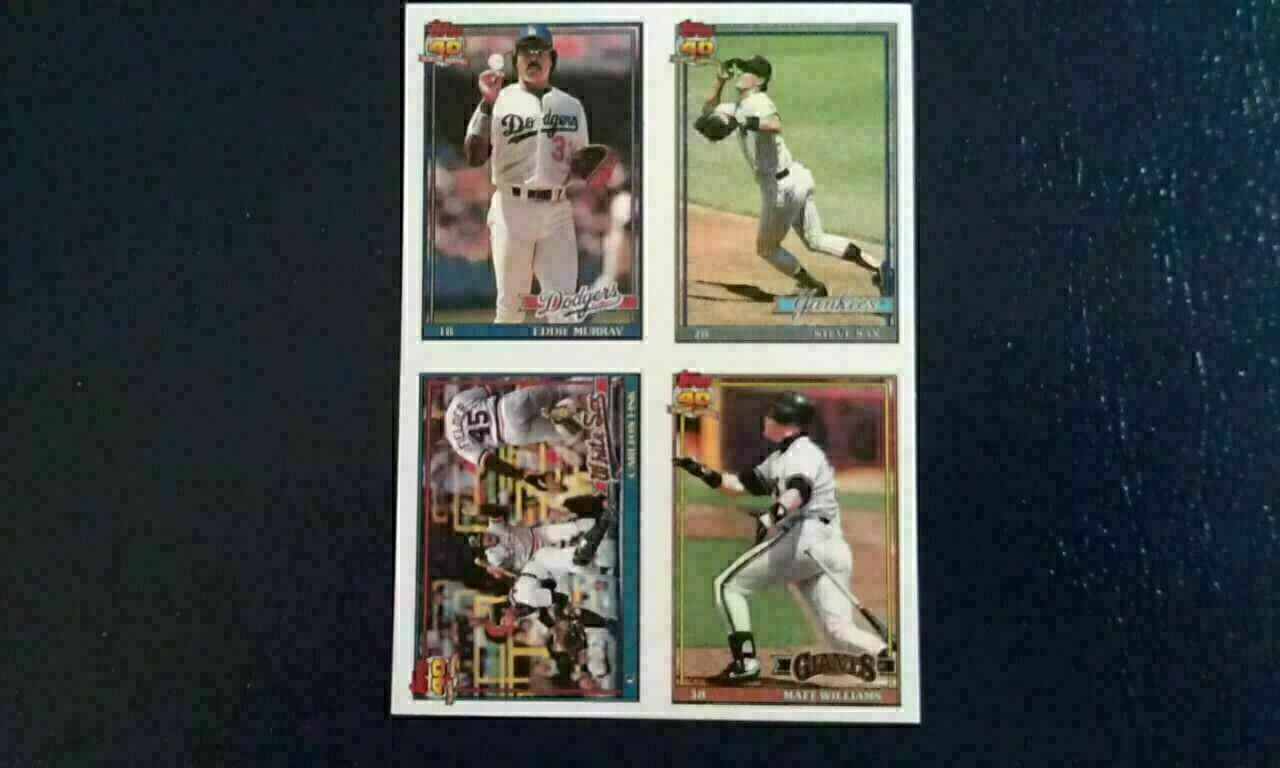 1991 Topps Cracker Jack Proof Cards and 4 Panels Series 1 and 2 ODDBALL YOU PICK - Picture 87 of 162