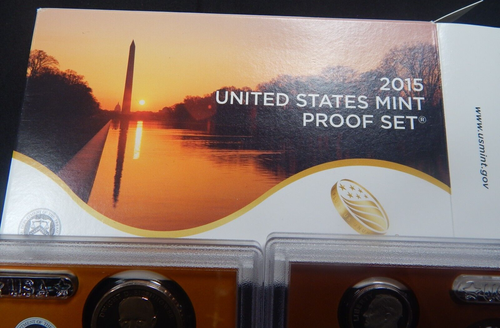 2015-S United States Mint 14-Coin Proof Set OGP & COA - Bild 1 von 6