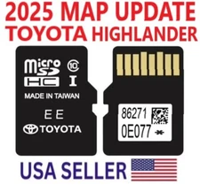 LATEST HIGHLANDER 2025 GPS NAVIGATION TOYOTA CARD TOYOTA OEM 86271 0E077 USA/CA