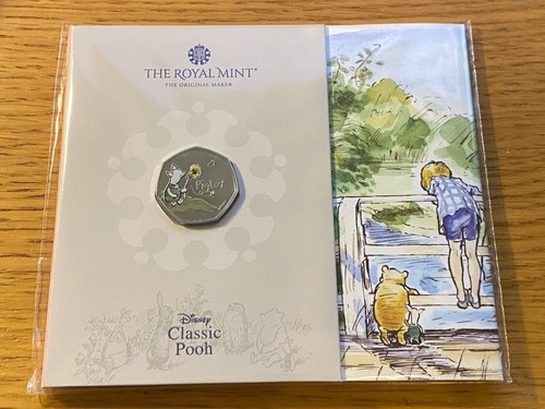 2020 Winnie L'Ourson - Porcinet Couleur Cinquante 50 Pence Bu Bunc Paquet Rares - Photo 1 sur 2