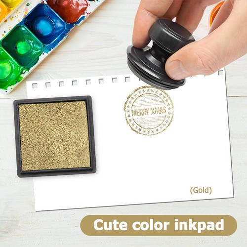 AU Fingerprint Square Inkpad for DIY Scrapbook Card Paper Craft Making Stamp - Picture 4 of 31