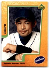 2006 UPPER DECK SUNKIST ICHIRO SUZUKI SEATTLE MARINERS #7