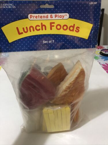 Learning Resources Pretend &Play Lunch Foods Educational Toys (LER 297). New