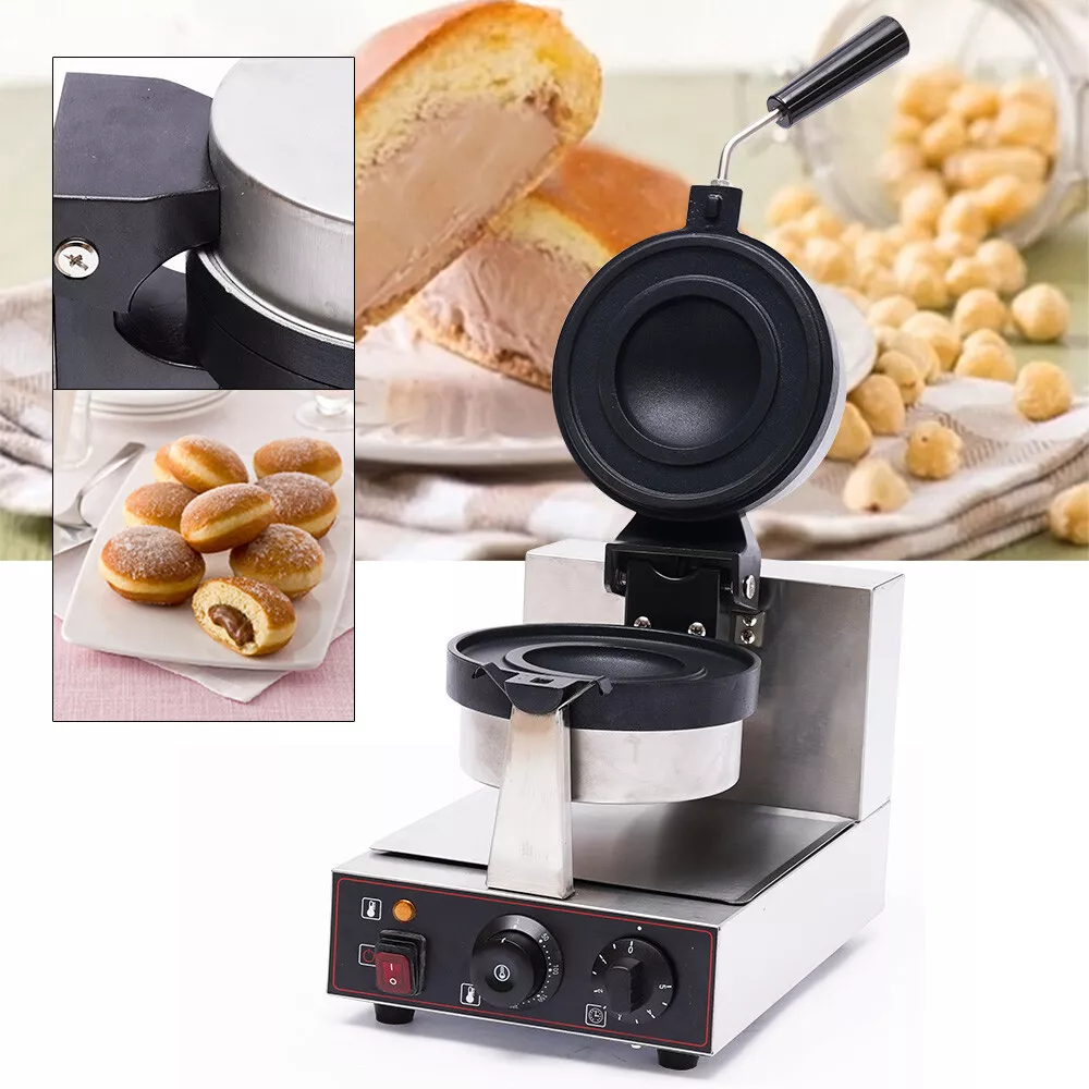 Commercial Burger Waffle Maker Nonstick Hamburger Panini Press Making Machine