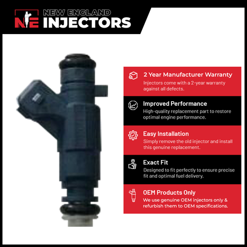 Reman Bosch 0280156133 SINGLE Fuel Injector Dodge Chrysler Sebring 2.7L V6 - Picture 2 of 3