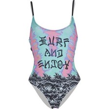 Small Hurley Swim Junior Women's Bathing Suit One-Piece Surf And Enjoy