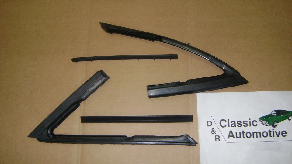 Weatherstrip Kit 8pc Door/Window Channel Run/Vent 68-72 El Camino 68 69 70 71 72 — 第 3/4 张图片