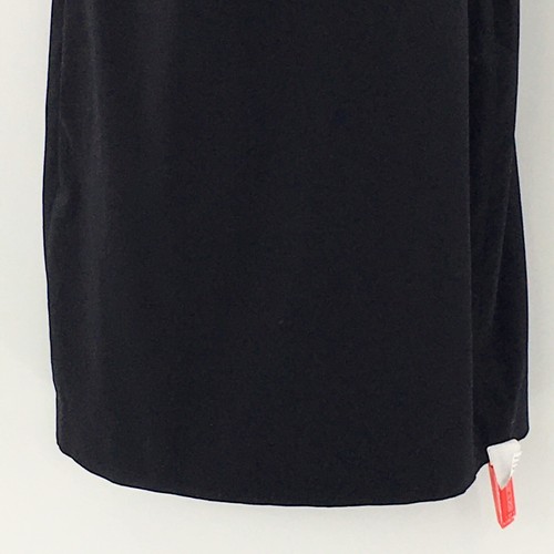 Theory Sleeveless Sheath Dress Black Stretch Cotton Fitted Midi Betty 2B Sz 10 - Picture 5 of 15