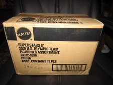 MATTEL NBA 2000 US MENS BASKETBALL GOLD METAL team figures,moc Factory Case Seal