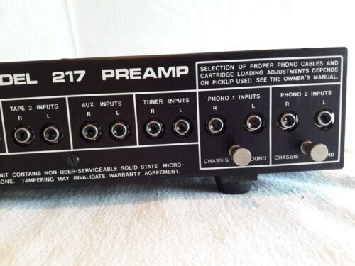 Spectro Acoustics - 217 - 202L Power Amplifier, Preamplifier - Foto 4 di 10