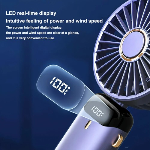 1200mAh USB Tragbarer Handlüfter klappbar Schreibtisch Lüfter Kühler Kühlung DE - Bild 10 von 17