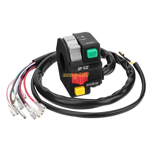 Handlebar Kill Switch Start Stop Headlight for Polaris Sport 400L 1996 1997 1998 - Picture 4 of 9